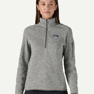 Women's Better Sweater® 1/4-Zip Fleece (Birch White)